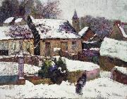 unknow artist Wet Snow, Auvergne oil painting reproduction